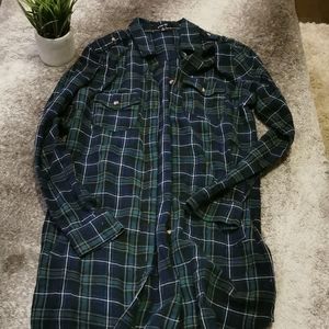 Plaid size small long shirt!